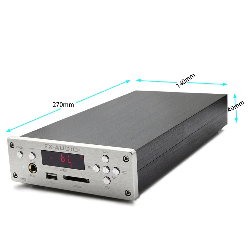 FX Audio M 200E hifi усилитель для наушников без потерь звука bluetooth удаленный