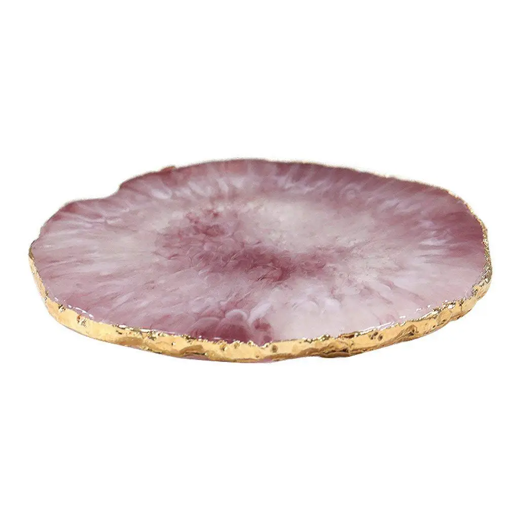 

Manicure palette agate piece decorative resin Phnom Penh marble manicure work show board photo props