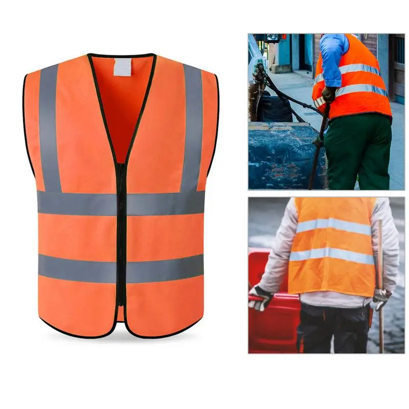 Уличная Ночная езда бегущая Hi-Vis безрукавка Светоотражающая куртка жилет безопасности жилет для велоспорта