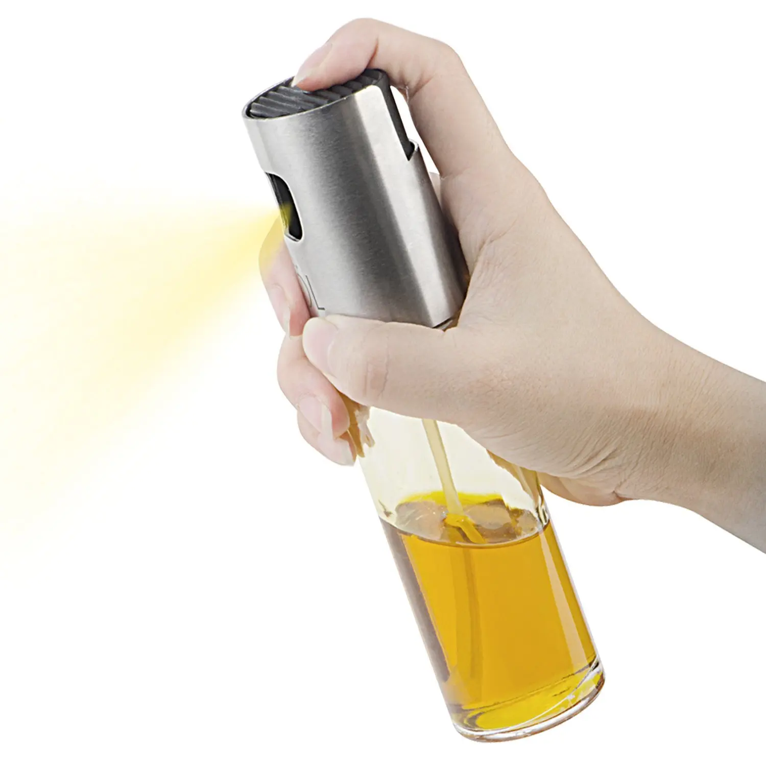 Portable Olive Oil Sprayer Dispenser for Cooking/BBQ/Salad/Stainless