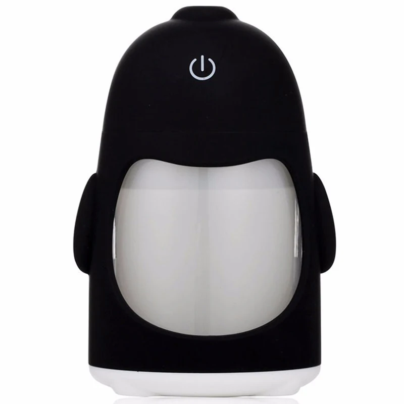 

Usb Penguin Air Humidifiers With 7 Color Led Light Ultrasonic Humidifier Essential Oil Diffuser Mist Gift