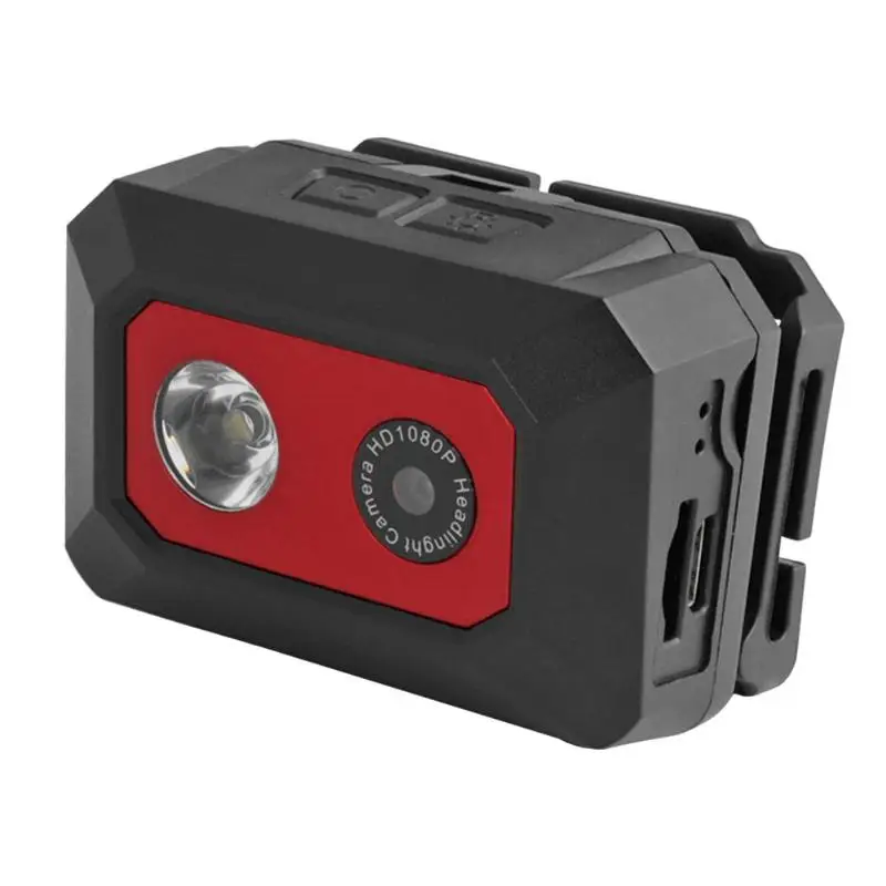 

Head-mounted HD Camera 1080P Portable Lighting for Night Work and Outdoor Recreation Video Recorder Rock Climbing Sport