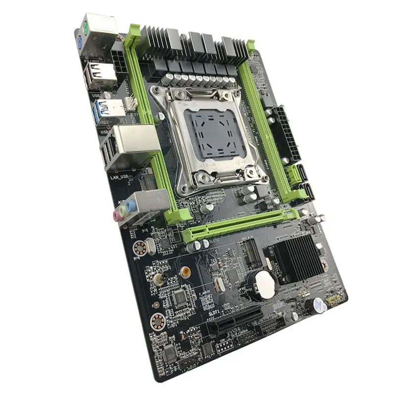 X79 M2 материнская плата Lga2011 Atx Usb3.0 Sata3 Pci-E Nvme M.2 Ssd Поддержка Reg Ecc памяти и процессор Xeon E5