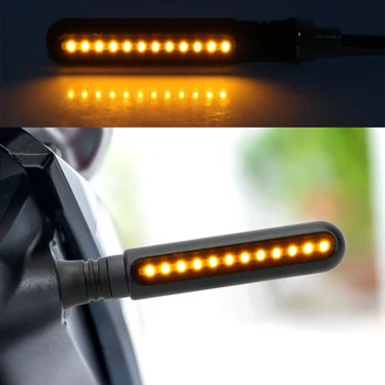 

LEEPEE 1pc Moto Modified Brake Light Universal LED Daytime Running Lights Turn Signal Indicators Motorbike Signal Lamp