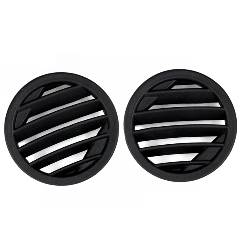 

Black Car Dashboard A/C Air Vent Round Grille For Benz X204 GLK 2009-2015 1 Pair Left & Right Side A/C Air Vent Grille