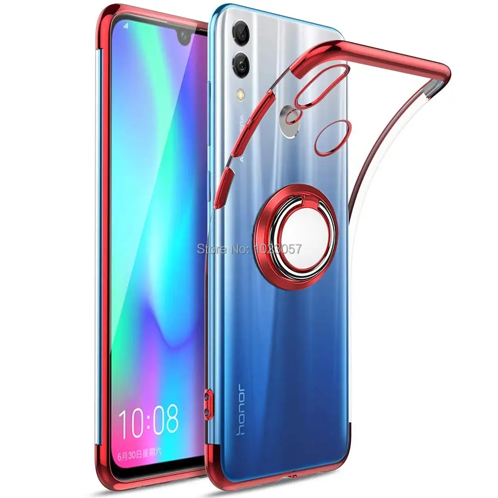 Чехол для Huawei Y7 Y9 Y6 2019 умный металлический кольцевой держатель магнитный