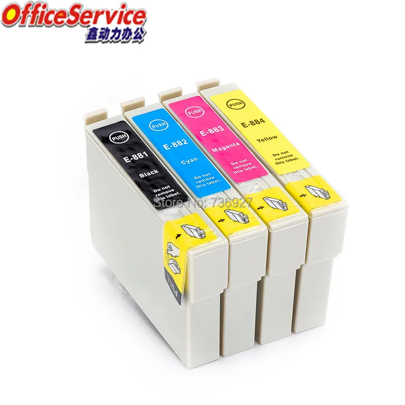 

T0881 T0882 T0883 T0884 Compatible Ink cartridge For Epson Stylus NX115 NX200 NX215 NX300 NX305 NX400 NX415 NX510 printer