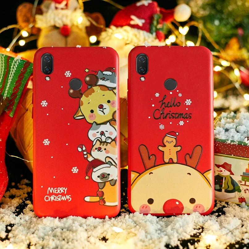 ASINA чехол с принтом &quotСанта Клаус&quot для Huawei P20 Lite Рождество P Smart P10 Pro Honor 9 10 Y6 2018