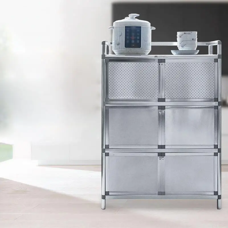 Comedores Aparador Bestek Lade الشاي أثاث المطبخ الصين الألومنيوم سبائك Mueble Cocina موبل بوفيه خزانة دولاب دولاب