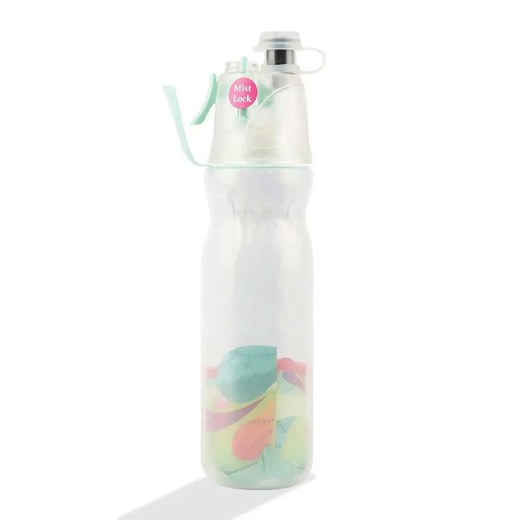 

As Sports Outdoor Water shown Double-layers Exercise the Gym Unisex 590ml Cycling Drinking picture Bottle Spray
