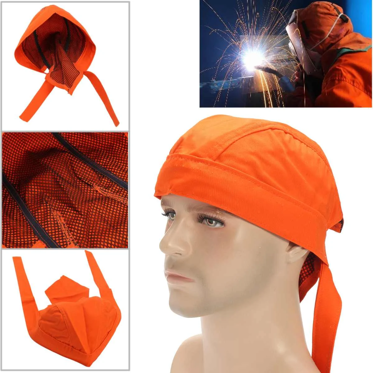 Welding Cap Tukang Las Pelindung Topi 