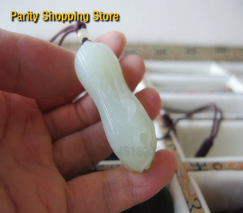 

25552Hot Products Gift Top Authentic China Nephrite Oriental culture Natural Jade individuality charm Pendant Necklace jewelry