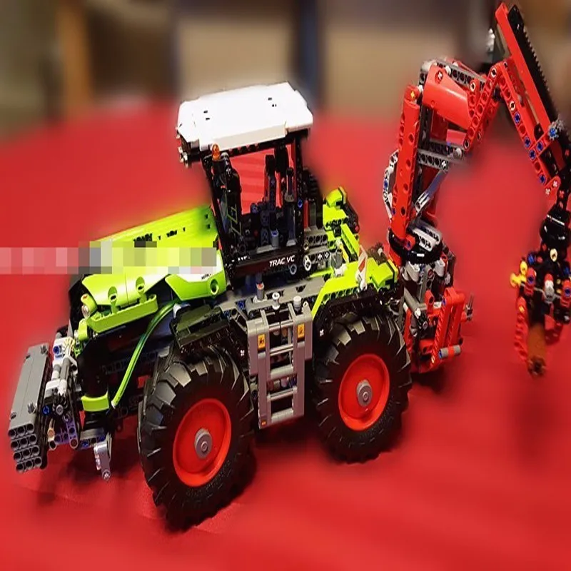 

New Lepin 20009 Tractor Mechanics Group Science And Technology Series Assembling Spelling Insert Alpinia Plastic Blocks 1977pcss