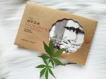 

1pcs Hangzhou postcard Hangzhou old things Hangzhou tourism creative hand-painted literary postcard