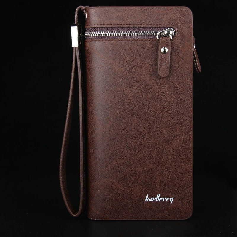 

Korean Casual Men's Wallet Long Zipper Multi-Function Large Capacity Small Handbag Clutch Bag