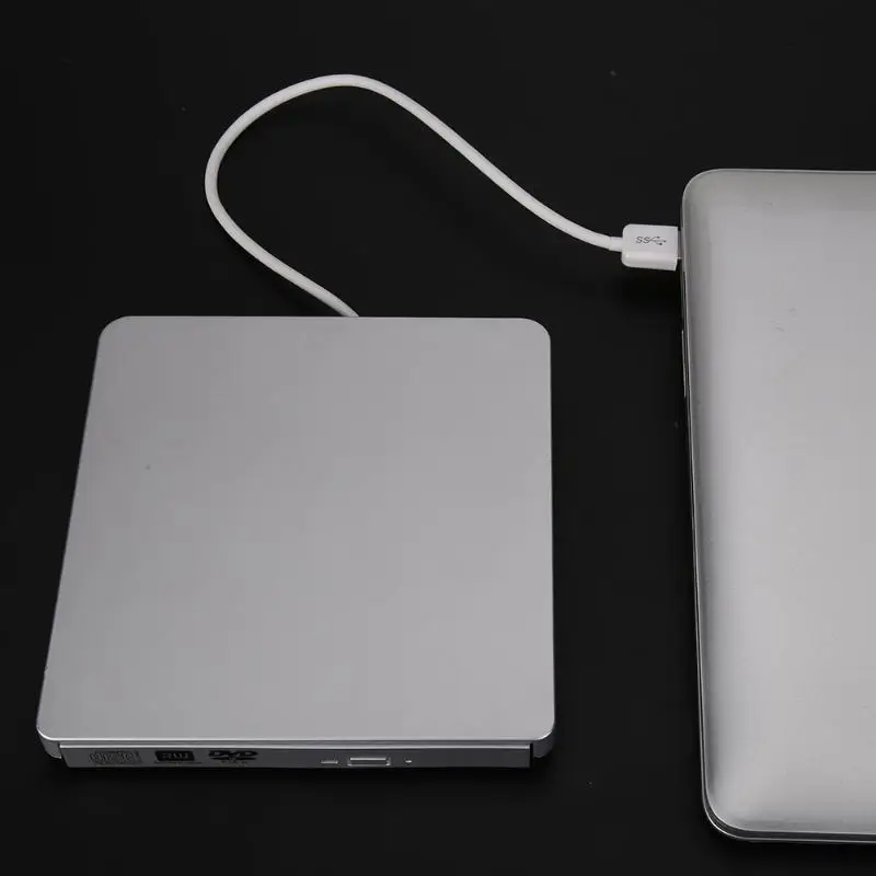 USB3.0 тонкий внешний CD DVD-RW dvd-привод для компьютера Mac ноутбука