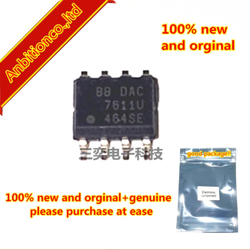 

10pcs 100% new and orginal DAC7611U DAC7611U/2K5 SOP-8 in stock