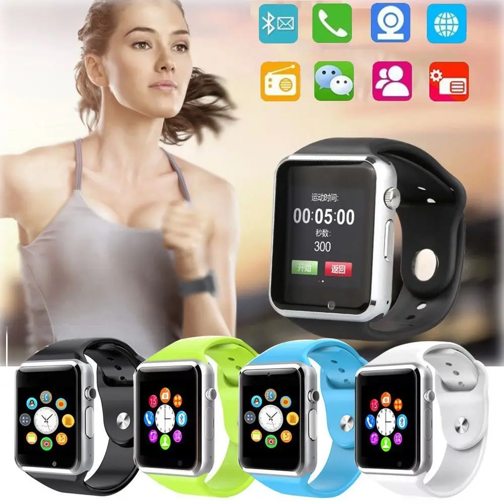 

A1 Smart Wrist Watch Bluetooth Waterproof GSM Phone For Android Samsung iPhone