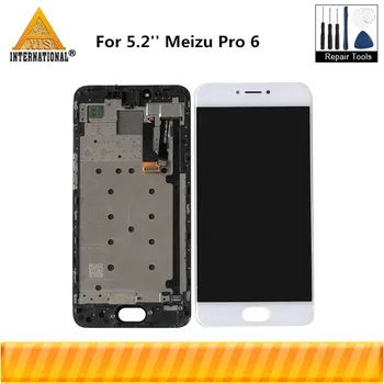 

5.2'' Original Supor Amoled For Meizu Pro 6 Pro 6s M570M/M570Q/M570C LCD Display Screen+Touch Panel Digitizer Frame
