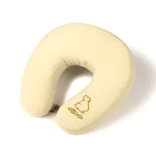 U-образная подушка для шеи из пенопласта мягкий подголовник с рисунком медведя(хаки