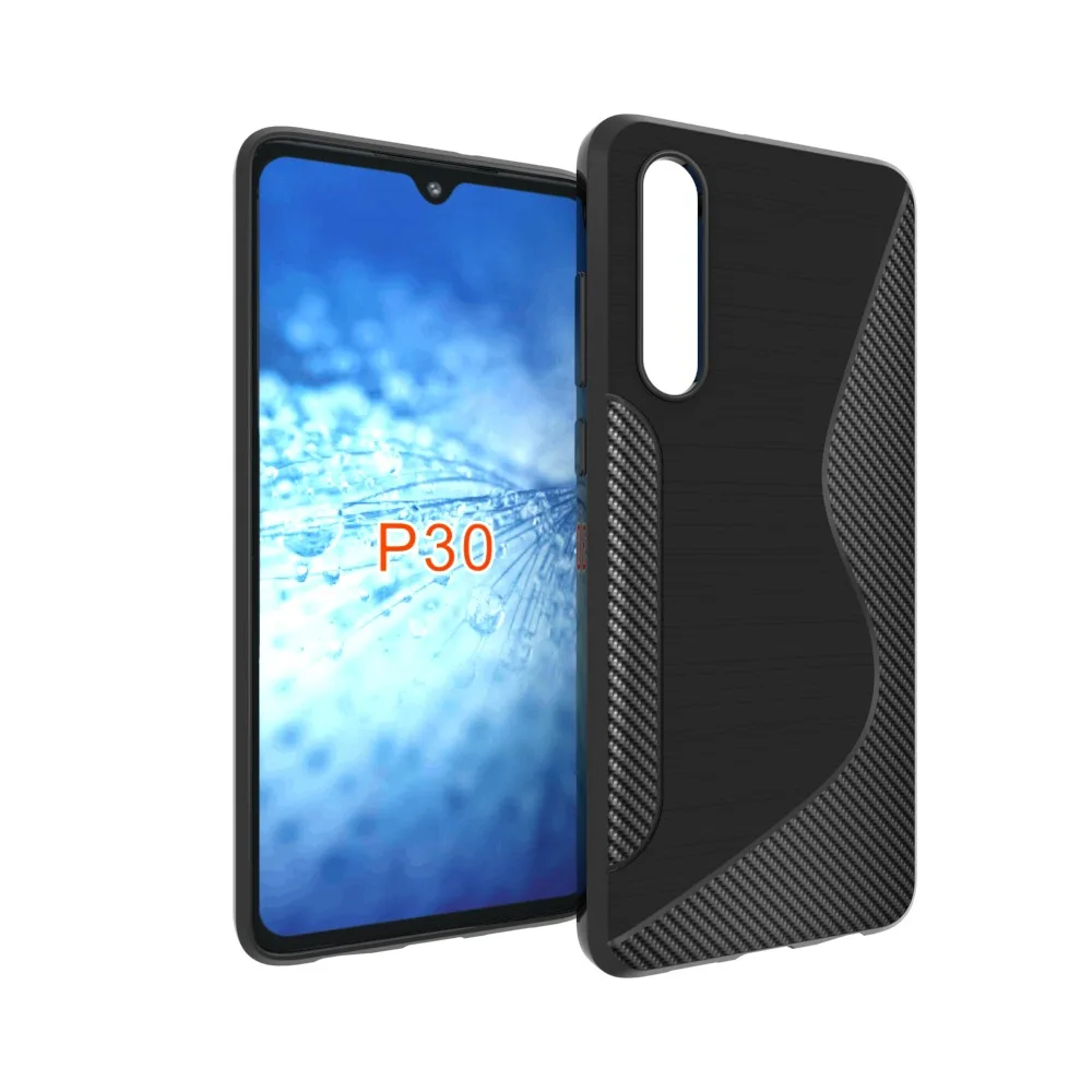 1 шт./лот Бесплатная доставка S Line мягкий чехол из ТПУ для Huawei P30 Lite Pro P30|Бамперы| |