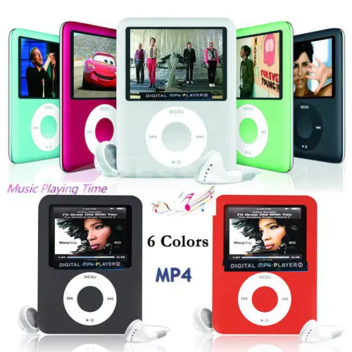 

Mini 1.8" LCD Screen Media Video Game Movie Radio FM 3th MP3 MP4 Player+Earphone