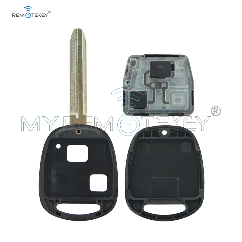 Дистанционный ключ Remtekey с 2 кнопками 315 МГц чип 4c/4d67 для Toyota Prado Avensis Tarago 120 Rav4 Kluger 2003
