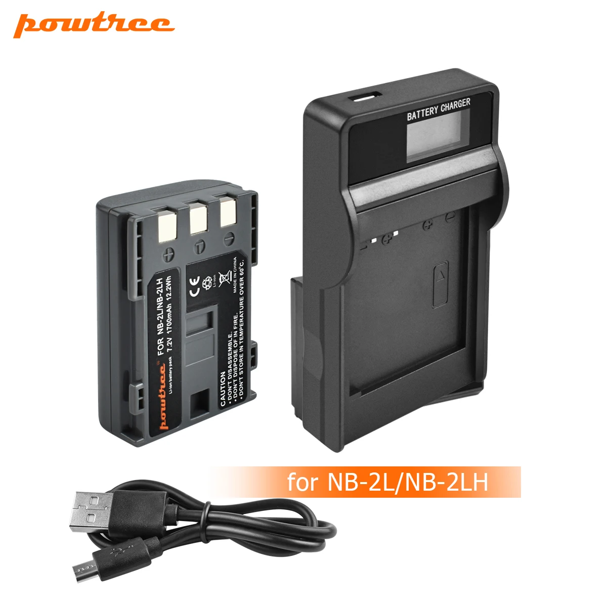 1 шт. NB 2L NB2L 2LH литий ионная батарея + ЖК Зарядное устройство USB для Canon DC310 DC320 DC330 DC410 DC420 HV20 HG1 L15|Цифровые