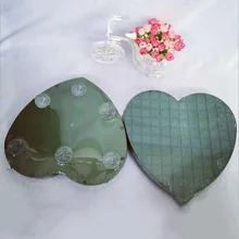 Пластиковые цветы в форме сердца, глиняные Свадебные Автомобильные украшения, цветы