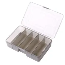5 отсек рыболовный снасти сортировочная коробка пластиковая рыболовная снасть приманка блесна Организатор хранения данных s m l Размер