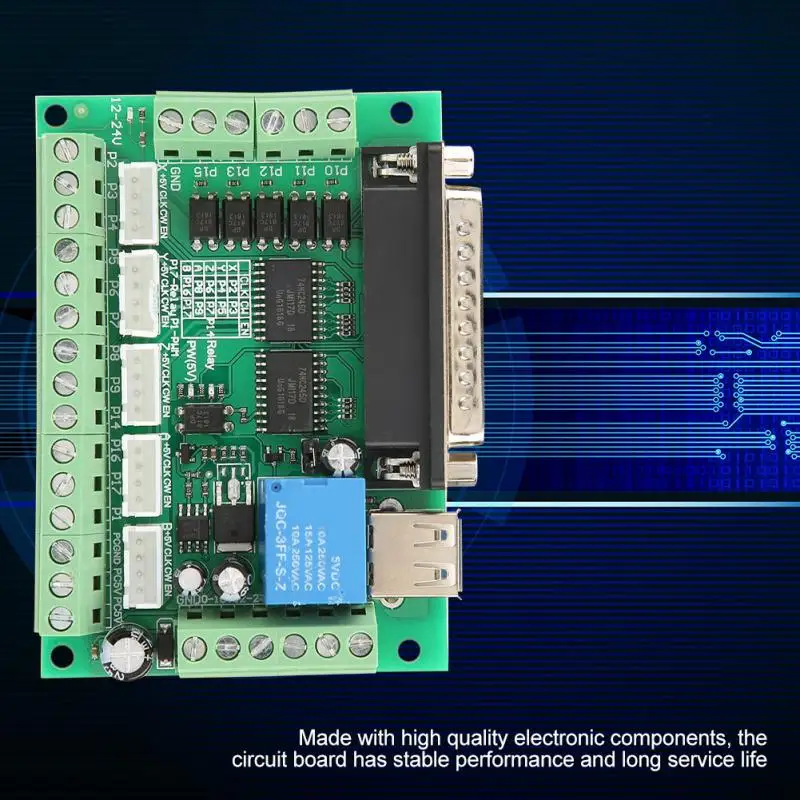 Интерфейсная плата USB MACH3 5 для ЧПУ|Шаговый двигатель| |