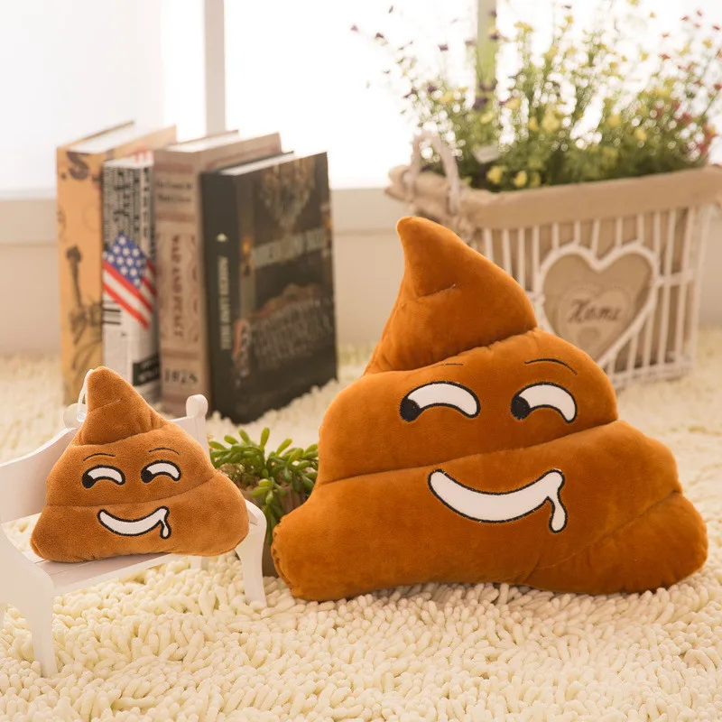 

Pillow Cushion Shit Poop Shape Pillow Doll Toy Throw Pillow Amusing Emotion Poo Cushion Almofadas Travel Pillow
