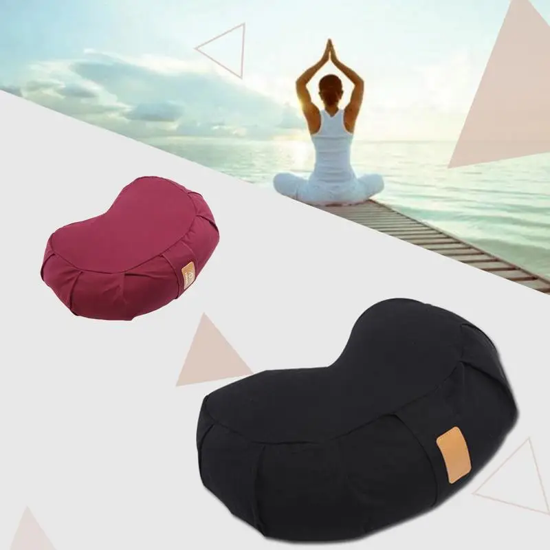 

Meditation Yoga Pillow Yoga Fitness Leisure Pillow Environmental Protection Buckwheat Meniscus Yoga Cushion Shoulder Relax Tools