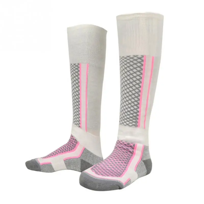 Лыжные носки утолщенные зимние спортивные мужские и женские износостойкие Длинные теплые Дышащие носки для катания на лыжах и сноуборде