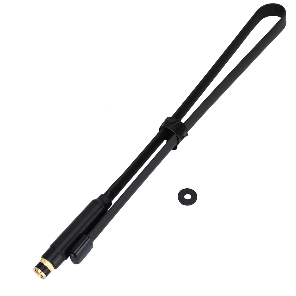 

Good Quality Foldable BNC-Male U/V Dual Band 144/430Mhz Tactical Antenna For Walkie Talkie