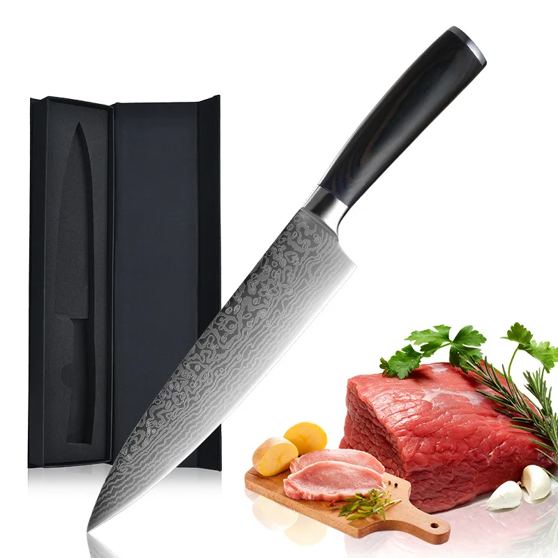 Нержавеющая сталь Западный шеф повар разделочный нож для мяса цветная
