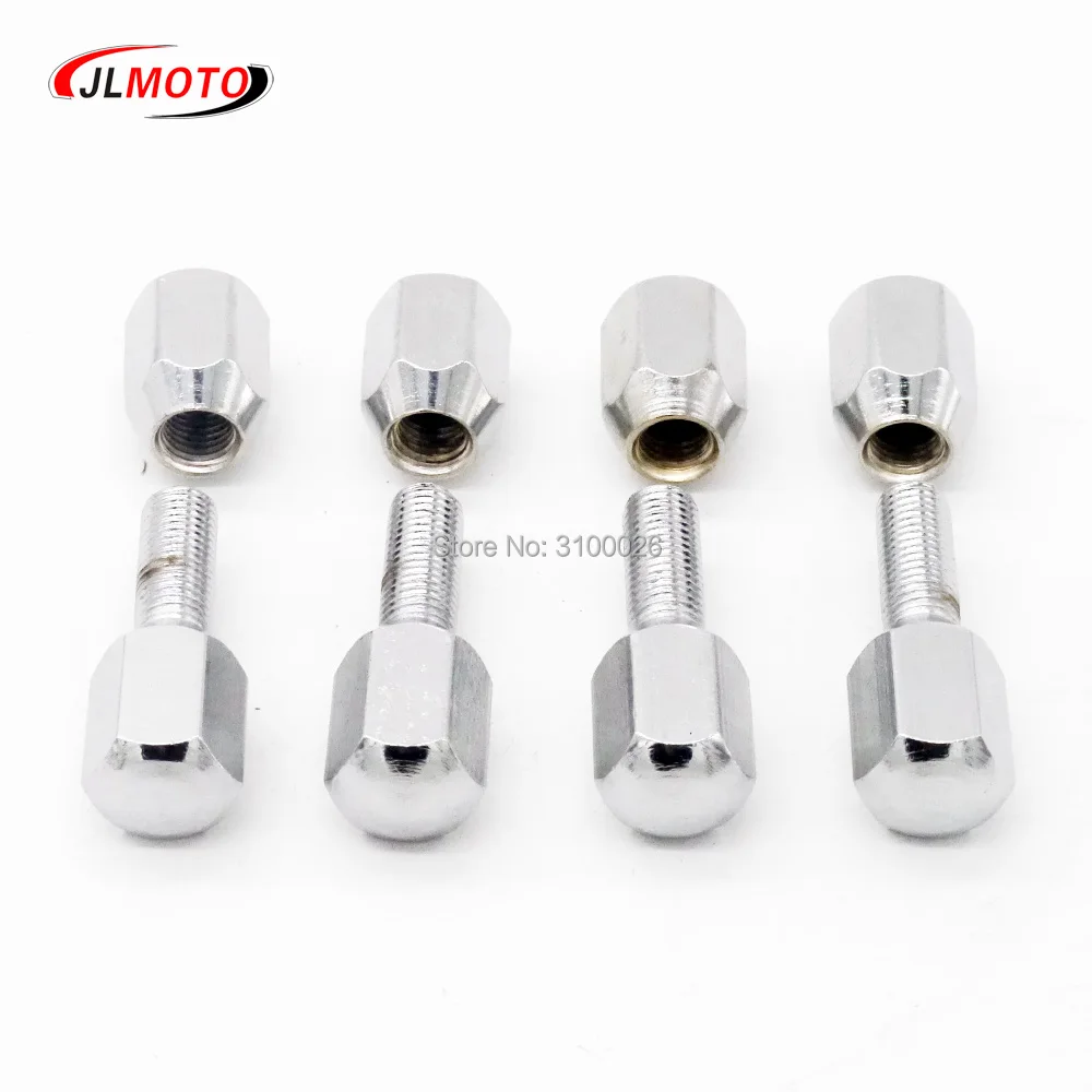 Three set of Trike Wheel Nut /& Bolt 510 Chrome