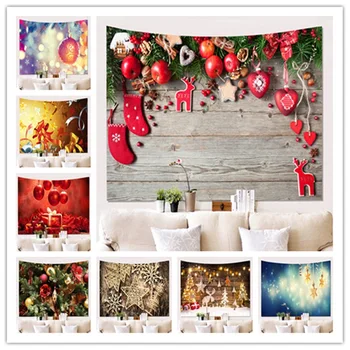 

1pcs Hot Xmas Art Home Wall Hanging Tapestry Wall Ornamentation Christmas Wall Decoration Carpet