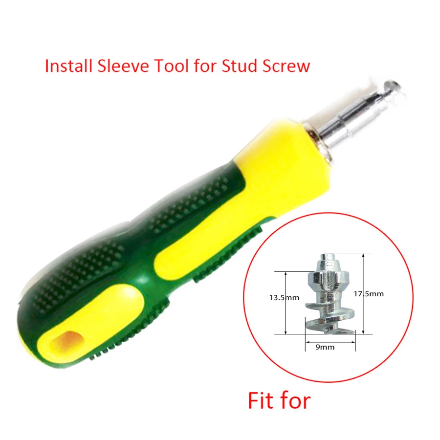 

Install Sleeve Tool for 17.5 MM x 9 MM Stud Screw Anti-Slip Screw Stud Wheel Tyre Snow Tire