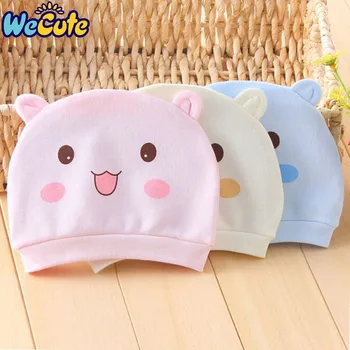

0-3 Months Cotton Tire Cap Newborn Baby Hat Headgear Sleep Hat Infant Unisex knitted Toddler Bebe Photography Children Caps