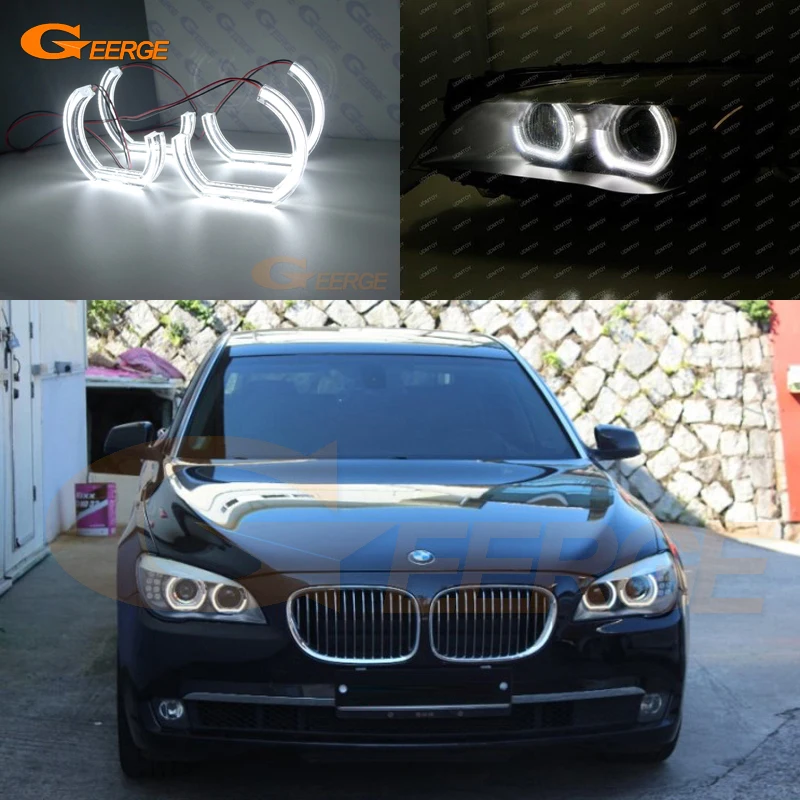 Для BMW серий 7 F01 F02 F03 F04 730d 740d 740i 750i 760i 2008-2012 отличный ультра яркий DTM M4 Стиль комплект светодиодов «глаза ангела»