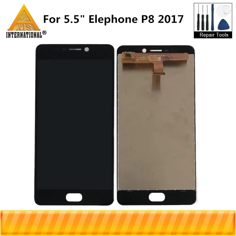 

Axisinternational For 5.5" Elephone P8 2017 LCD Display Screen+Touch Panel ScreenDigitizer For Elephone P8 2017 Display Assembly