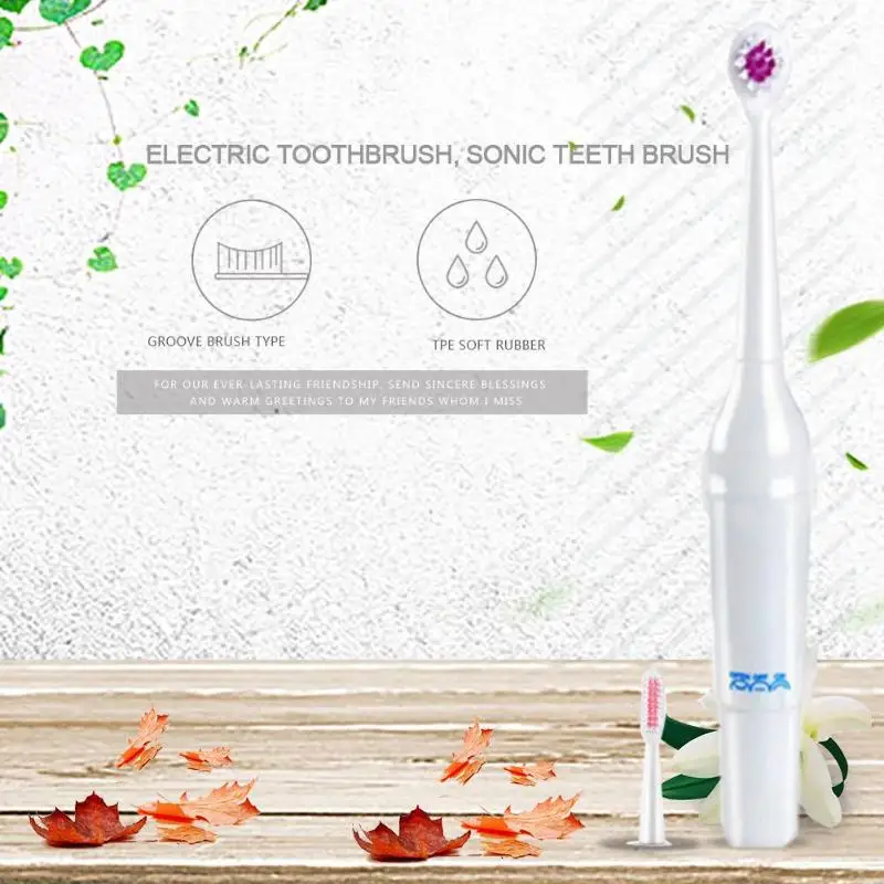 Домашняя электрическая зубная щетка для взрослых детей зубная щетка для чистки с 2 сменными головками
