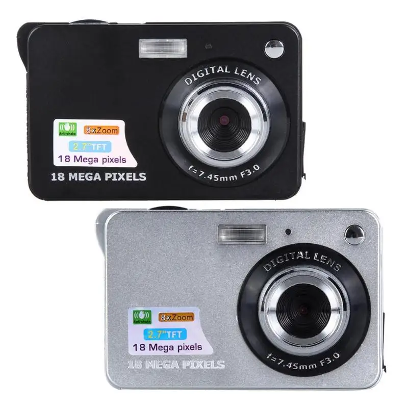

Black/Silver 18MP 2.7" TFT LCD DV CMOS 8X Digital Zoom HD Digital Camcorder Camera Support TF Card USB For Windows IOS Hot Sale