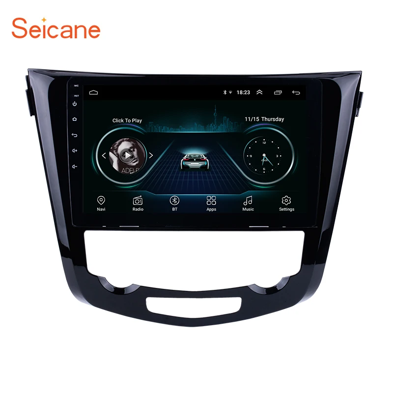 

Seicane Android 8.1 10.1" Car Radio Stereo GPS Navi Tochscreen Multimedia Player Head Unit For 2013-2016 Nissan QashQai X-Trail