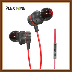 Plextone G15 наушники для телефона 3,5 мм Внутриканальные наушники с проводами бас наушники игровая гарнитура С микрофоном для Xiaomi компьютера Gamer