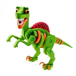 3D динозавров животных модель Ева головоломки Рано образовательная разведка игрушки подарки для Для детей для дня рождения забавные