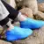 Многоразовые уличные Нескользящие Водонепроницаемые силиконовые кроссовки Аксессуары покрытие толстые устойчивые резиновые сапоги непромокаемые бахилы - изображение