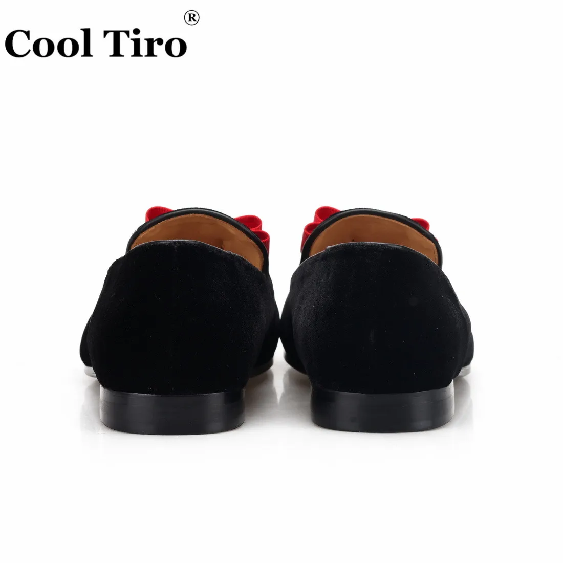 Cool Tiro/черные бархатные лоферы Мужские мокасины Шлепанцы для курения Модельные