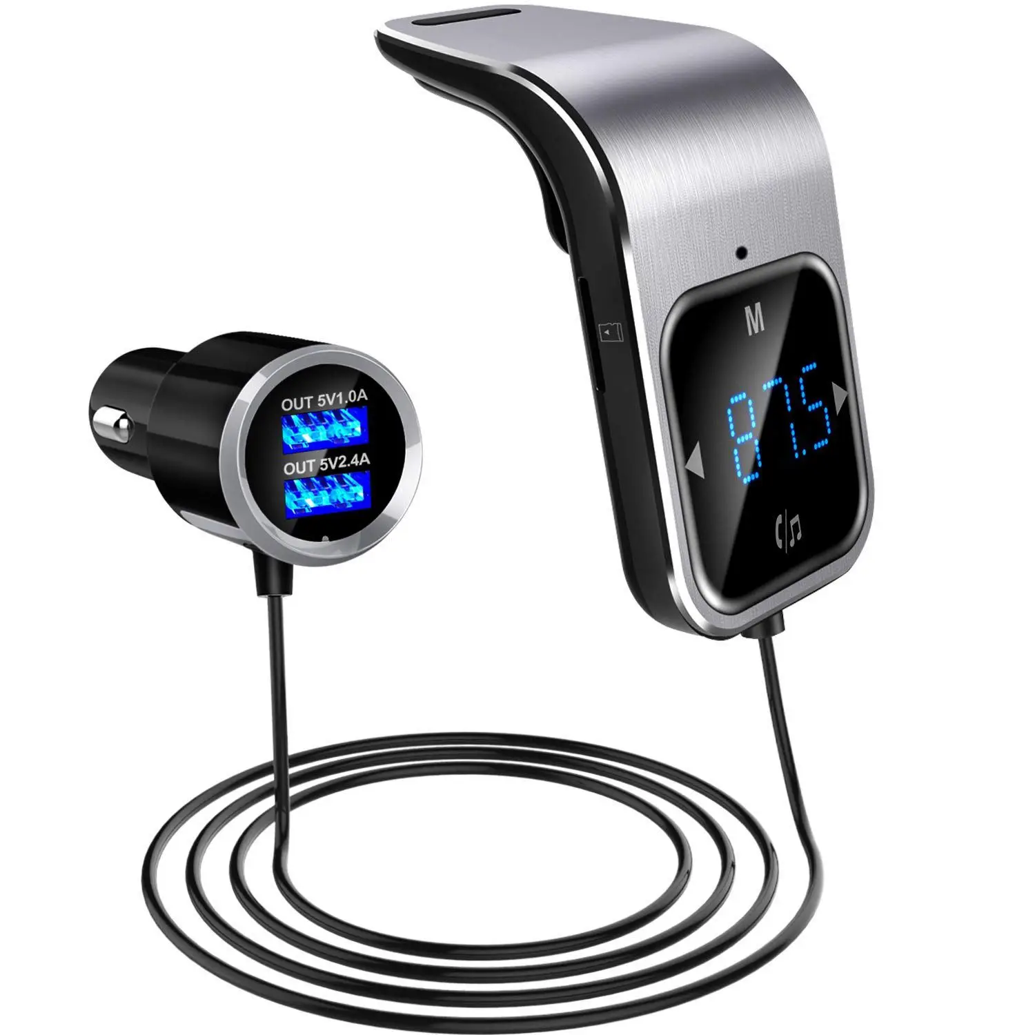Wireless in Car Bluetooth FM Transmitter Radio Adapter Car